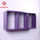 Home decor 3 compartments wooden wall cabinet for storage