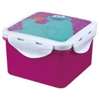 BPA 3d Lenticular plastic preservation lunch boxes with LFGB silicone for kids