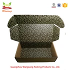 Fashion corrugated paper box for gift, customized logo packaging