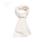 Silk Twill Fabric Manufacturing Large White Silk Scarves Wholesale