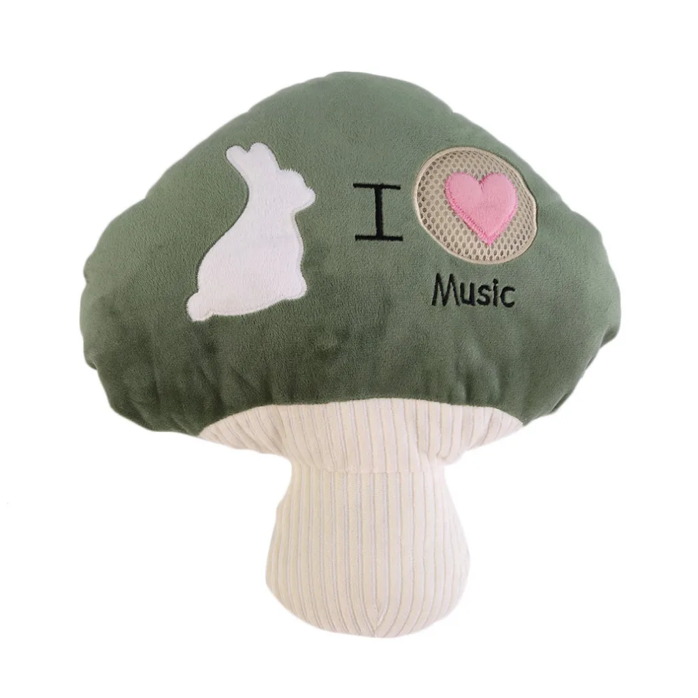 Mushroom Shape Soft Music Pillow mini Speaker for 3.5mm MP3/MP4 Music Device