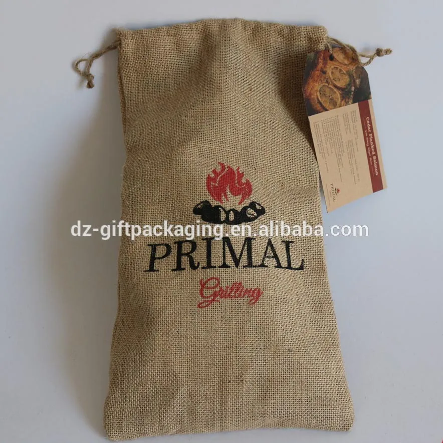 jute sacking bag for packing coffee