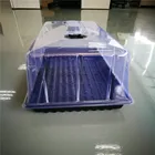 Customized large thermoforming plastic nest plant tray with 128 cells plug tray and low moq