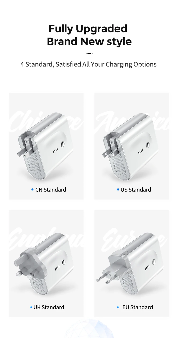 Joyroom new products dual usb output mobile power bank with wall portable charger - ANKUX.COM