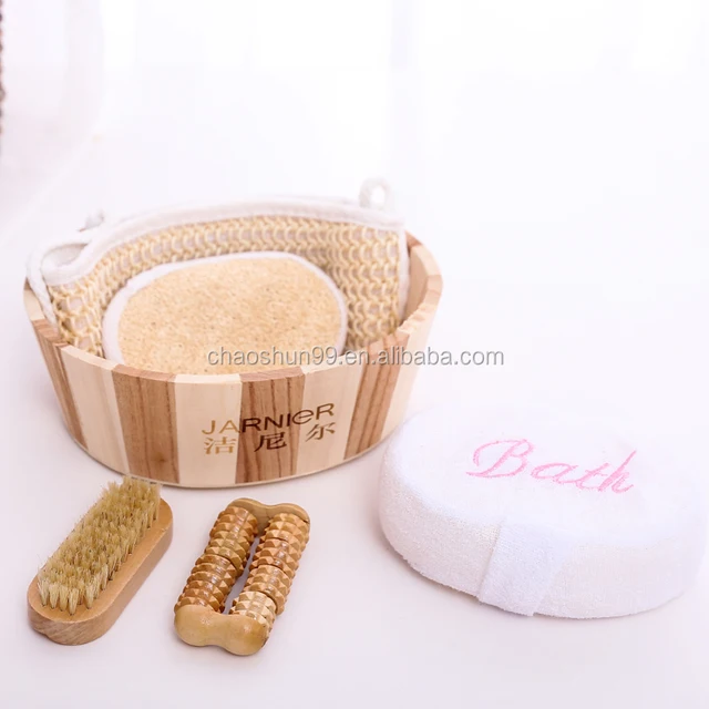 body luxuries bath gift wood bath shower gift sets