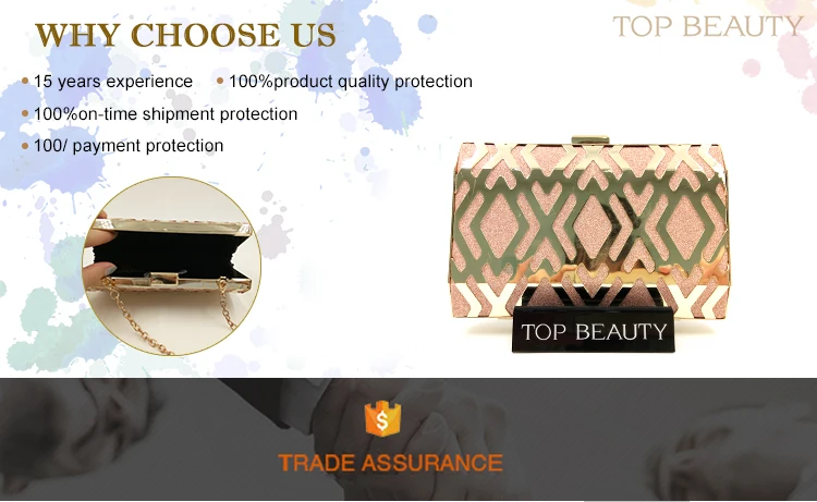 2019 latest fashion unique elegant party ladies dinner purse