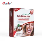 home tooth bleaching dry coconut whitening strips private label fda approved