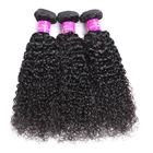 Short Curly Types Brazilian Hair Extensions Virgin Brazilian Hair 3 Bundles