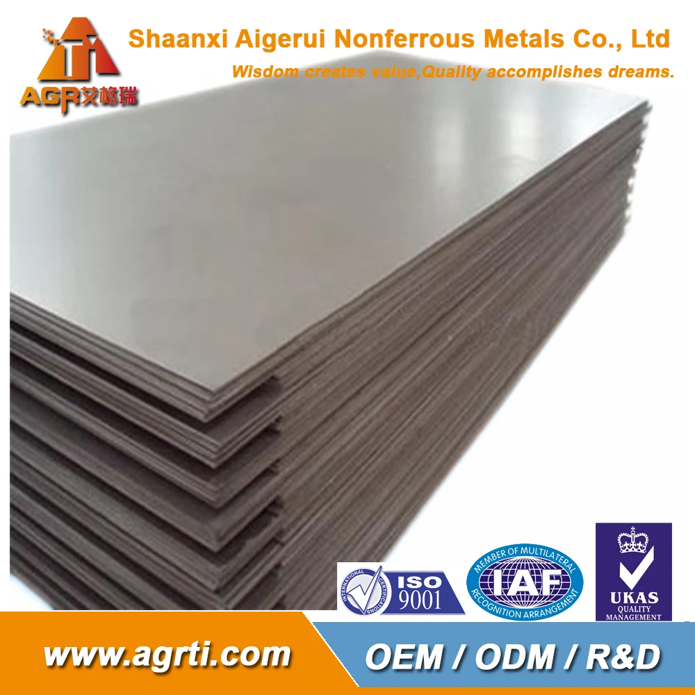 ASTM B265 hot rolled Gr2 Titanium Sheet price In Stock