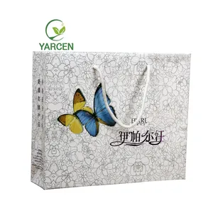 hot sale fancy shopping/gift cheap kraft paper bag with logo