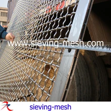 65MN vibrating sieve screen mesh for mining, catbon steel quarry sand gravel crusher mesh screens