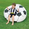 Bestway lazy inflatable football shape kiddie chair soft kids soccer ball sofa chair