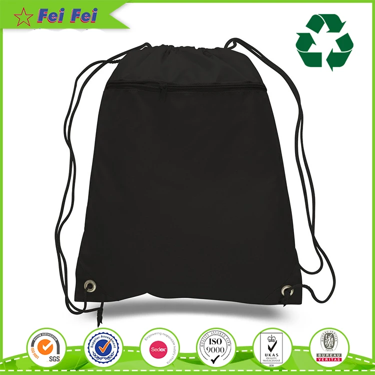 waterproof polyester nylon drawstring bag custom , eco-friendly