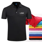 Wholesale Custom Design 100% Cotton Unisex Promotional polo Team T shirt printing