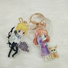 Custom anime character acrylic keychain maker manufacturers supplier