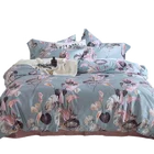Wholesale flowered bedspread cotton duvet cover unicom bedding set
