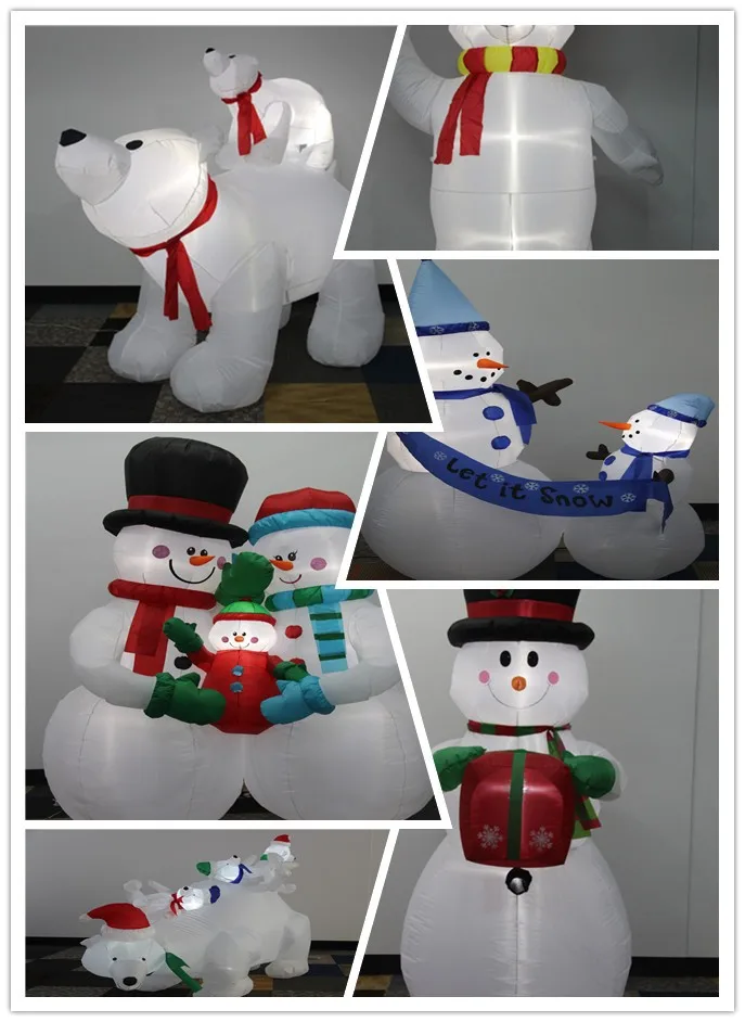 Special inflatable outdoor Christmas jumping tigger decoration form taizhou huangyan