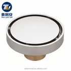 Bathroom flexible channel common square brass concreta floor drain types of floor drain