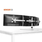 Triple monitor stands