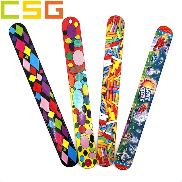 factory promotional gifts custom logo silicone slap bracelet