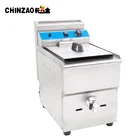 Chinzao China Hot Selling Products LPG Gas Deep Fat Fryer With Basket