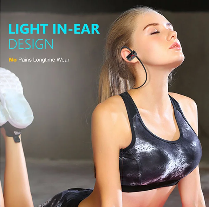 0 ipx65 wireless stereo sports bluetooth earphone /earbuds