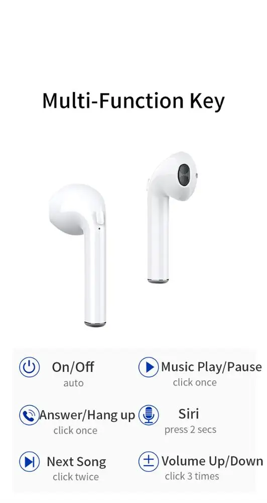 Dual-Ear Wireless Bluetooth Earphones with Charging Case - ANKUX.COM