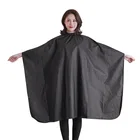 OEM nylon salon hair cut gown barber shop black capes for hairdressers