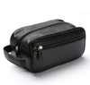 High quality Faux Leather PU leather Men make-up bag toilet bag for promotion