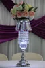 wholesale martini glass vases centerpieces/tall gold wedding vases/high tall vases in crystal cheap