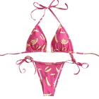 Free Sample OEM Service strap swimming wear sexy girl bikini