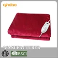 New Low Radiation Washable Electric Over Blanket/Heated Throw with timer