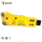 Top type hydraulic breaker for 2.5-4.5 tons mini excavator hydraulic breaker for mini excavator