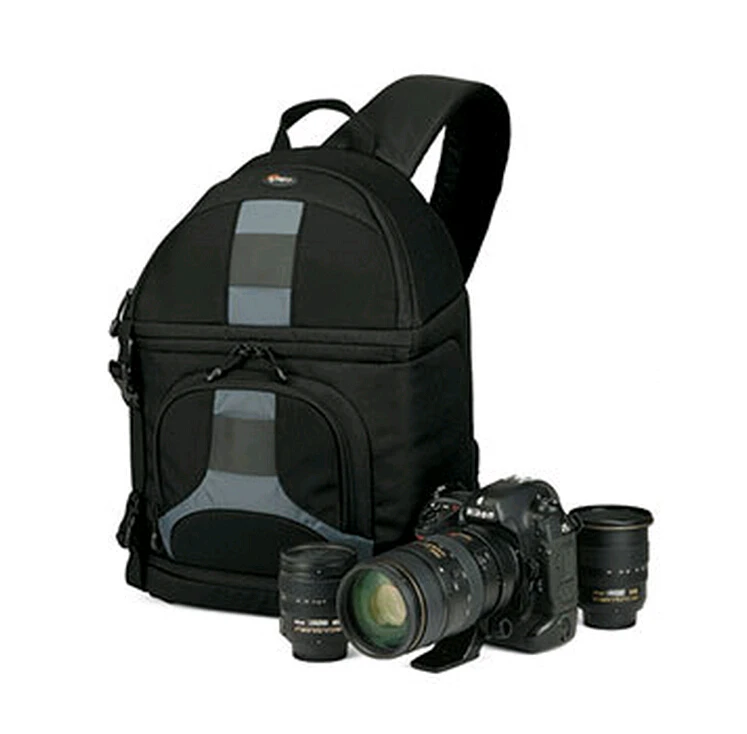 Lowepro SlingShot 300 AW SS300 Photo Camera Sling Shoulder Bag DSLR Digital SLR Backpack+Rain Cover for Nikon Canon DSLR