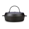 32cm Korea Style Cast Iron BBQ Gas Grill Pan Wholesale cast iron cookware