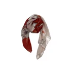 1005 Suzhou Silk No MOQ Private custom Professional Manufacture Silk Satin Scarf Pleated