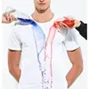 wholesale solid color mens dry fit t shirt blank plain fitness water proof sport running t shirts