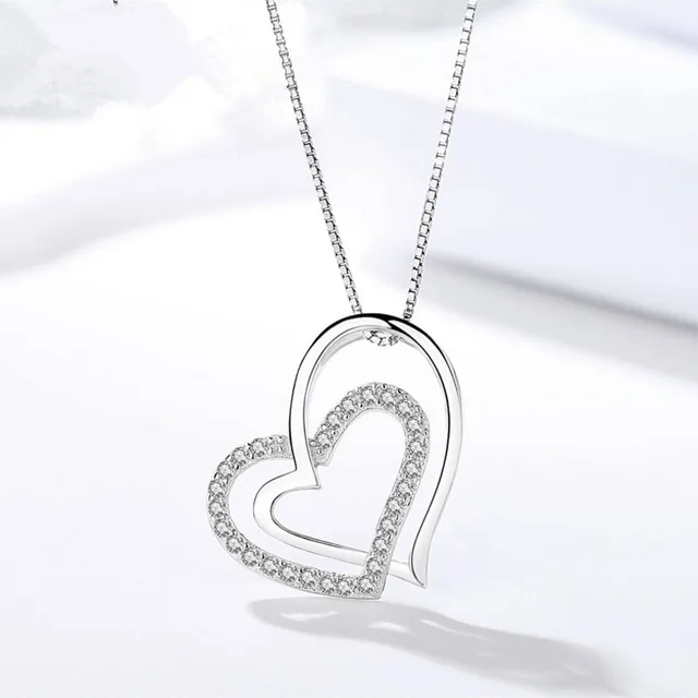 pendant heart gold