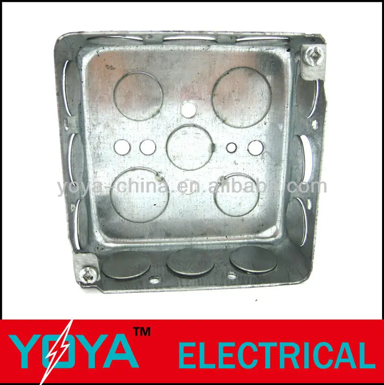 Square Electrical Conduit Knockout Box Buy Steel Electrical Boxes