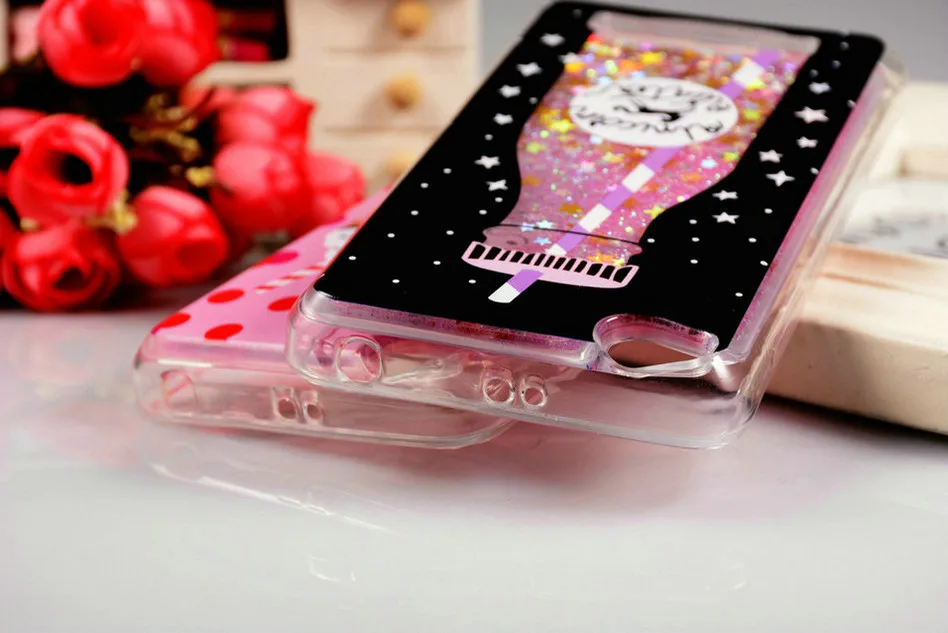 WHAY Redmi4A Case For Xiaomi Redmi 4A Cases Glitter Quicksand Liquid Silicone Phone Case For Xiaomi Redmi 4A Case Cute (3)