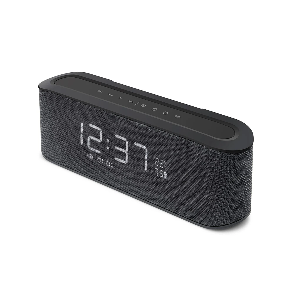 New Portable Clear Sound Bluetooth Speaker Wireless Amplifier Support BT AUX Fm TF Dual Alarm Clock Outdoor Loudspeaker - ANKUX.COM