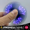 custom English text word logo LED message hand spinners