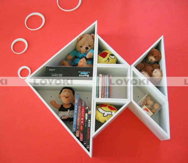 wooden cube shelf /bookcase pu otoman