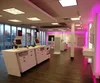 computer retail store design display counter showcase for sale