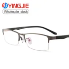 2019 Newest Fashion Metal Half Framed Tr90 Glasses Legs Optical Classic For Men Business Work Eyeglasses 8832