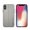 Hot Selling PU Leather Smartphone Case With Middle Line For iPhone X