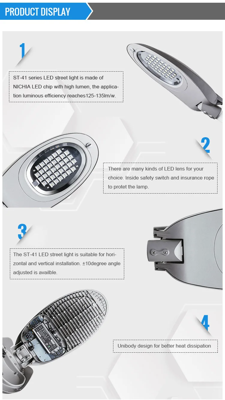 Best Selling Promotional Price Ip65 150W Led Street Light Roadway Pathway Lighting Photocell Sensor