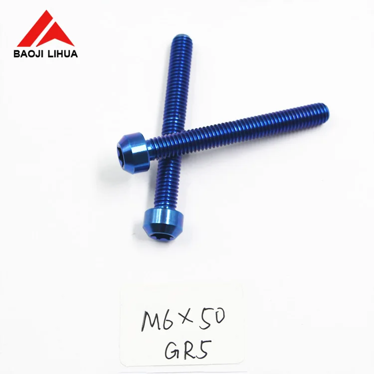 M6x50mm gr5 titanium torx head bolts screw for motorcycle