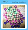 Hot selling 12 color high quality mood ring mood stones ring adjustable jewelry