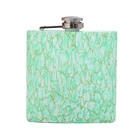 JH048 6OZ New product ideas 2019 Marble Surface Stainless steel 304 flasks liquor Hip Flask